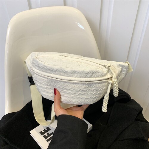 Stylish and Versatile Korean-Style Daily Chic 2024 Spring New Crossbody Bag Wholesale Travel Student Women Waist Bag
