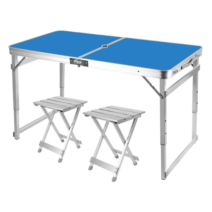 Mesa plegable al aire libre y silla mesa plegable portátil mesa de camping simple puesto mesa de publicidad image 1