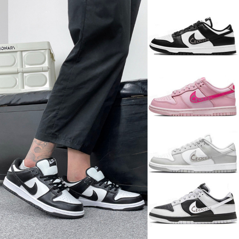 Putian Shoes Naike Guan 2025 Summer New Black and White Panda Dunk Sports Shoes Sb Men's and Women's Genuine Leather Low-Top Sneakers Putian Shoes Naike Guan 2025 Summer New Black and White Panda Dunk Sports Shoes Sb Men's and Women's Genuine Leather Low-Top Sneakers