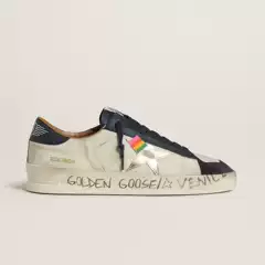 Stardan Series 2026 Spring/Summer Vintage Distressed Dirty Sneakers Unisex Casual Skate Shoes with Concealed Height Increase and Graffiti Design