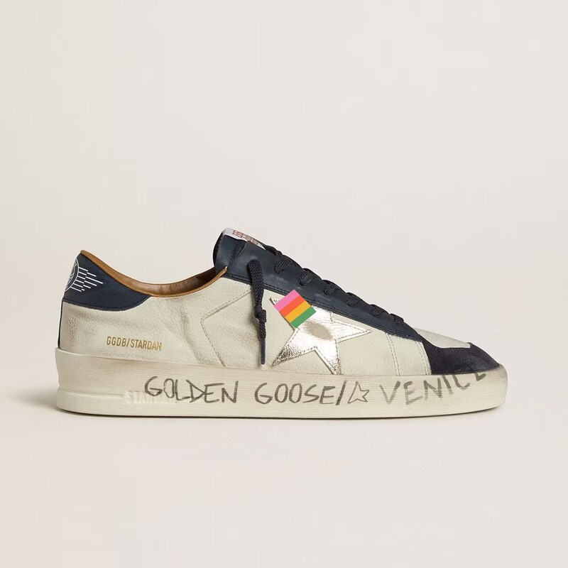 Stardan Series 2026 Spring/Summer New Vintage Distressed Sneakers for Men and Women, Casual Sneakers with Hidden Height Increase and Graffiti Design
