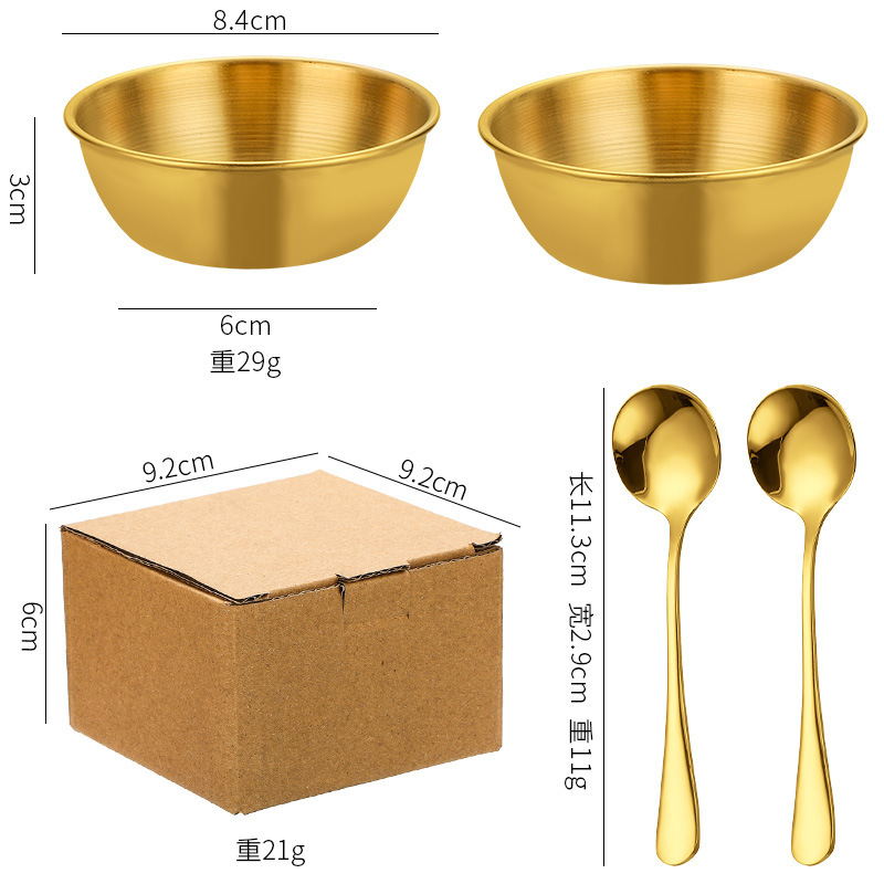 元のメーカーのステンレスのおかずの皿の調味料の皿の現物の家庭用の骨の皿の調味料の小皿の鍋の調味料の皿|undefined