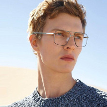 新款批发男士方框平光镜近视光学镜个性百搭休闲金属防蓝光眼镜框