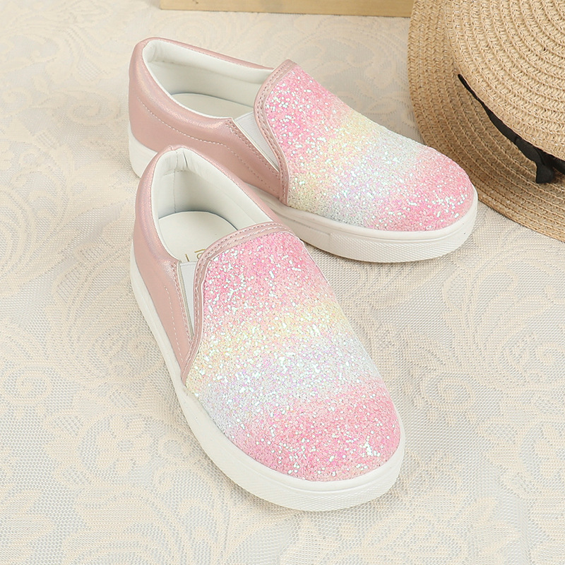 Shoes platform with hidden heel with rhinestones flat wedge heel