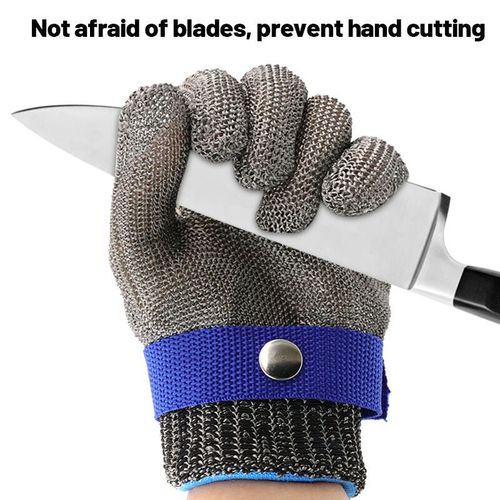 Steel wire glove, cutting slaughter electric saw operation labor protection hand protection stainless steel metal glove anti-cutting