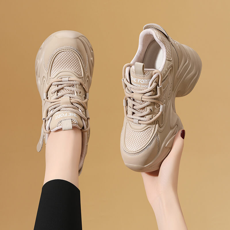 Dames, 2024 nieuwe verhoogde, herfst- en winterreizen, lichtgewicht dikke onderkant casual sneakers_voghion.com