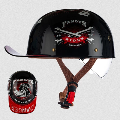 Flip-Up Helmet, Men's and Women's Prince-Style: Motosiklet kaskı (dəbilqə)