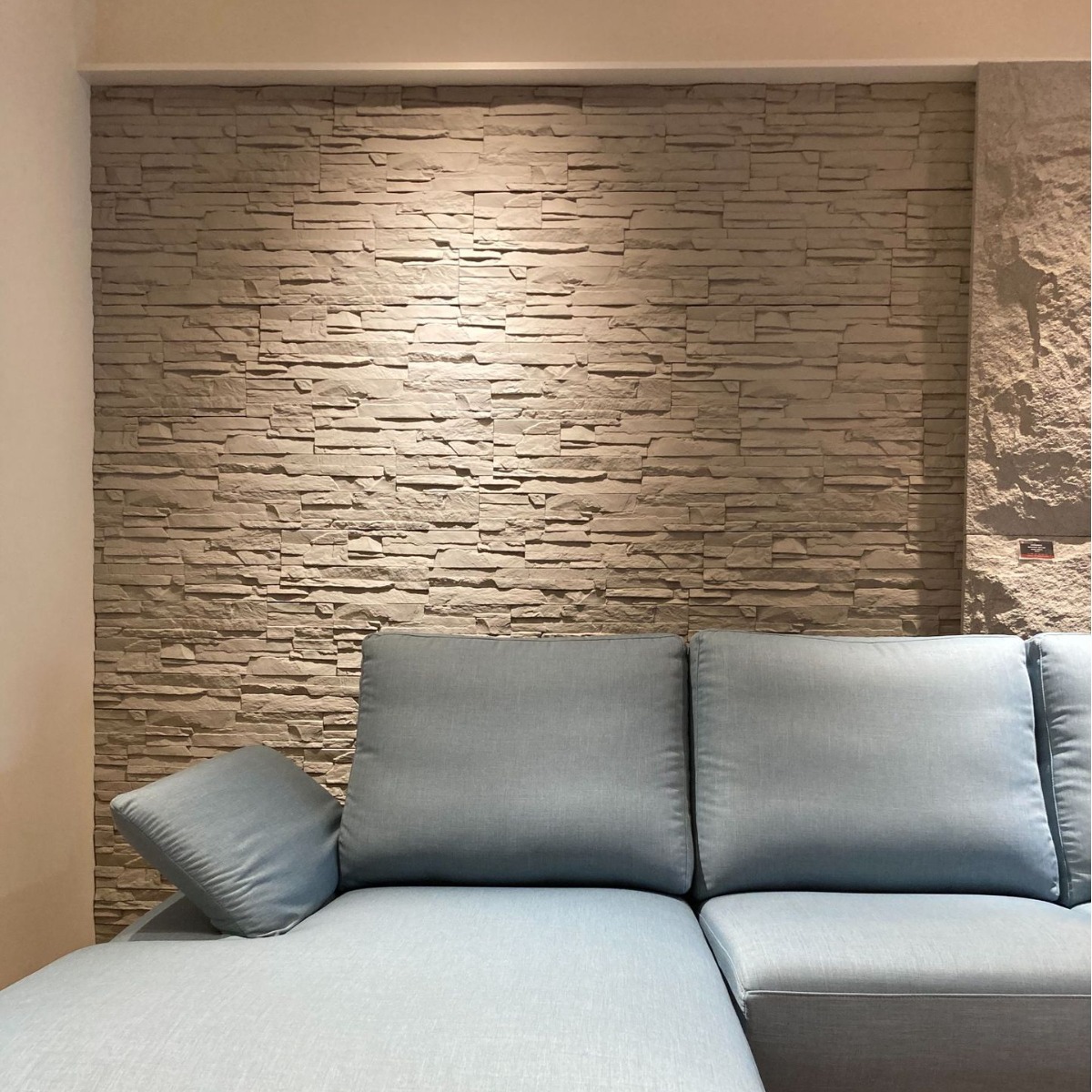 PU piedra roca pared exterior tablero decorativo simulación montaña ligera roca cultura piedra poliuretano material terrazo piedra óxido