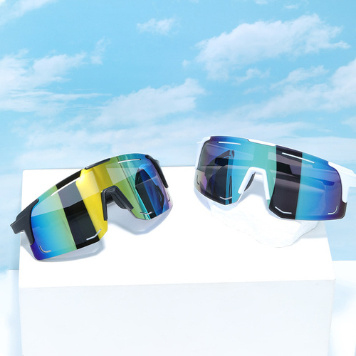 European and American style large frame slimming sunglasses outdoor mountain climbing sports riding goggles skiing ground women's European and American sun glasses 