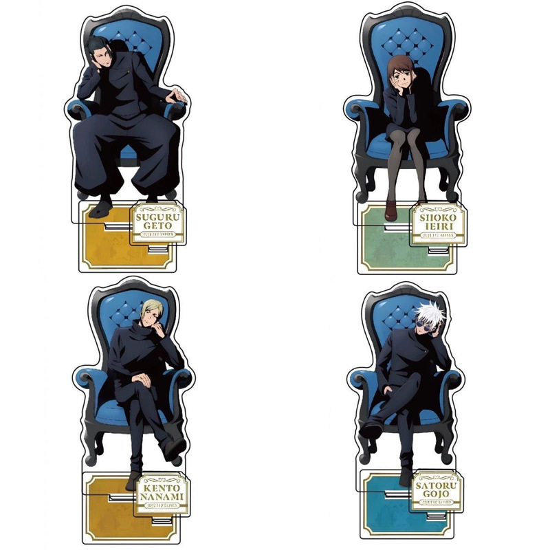 Jujutsu Kaisen 2 Anime Suguru Geto Acrylic Stand Gojo Satoru Suguru Geto Seven Seas Chair Desktop Ornament Jujutsu Kaisen 2 Anime Suguru Geto Acrylic Stand Gojo Satoru Suguru Geto Seven Seas Chair Desktop Ornament