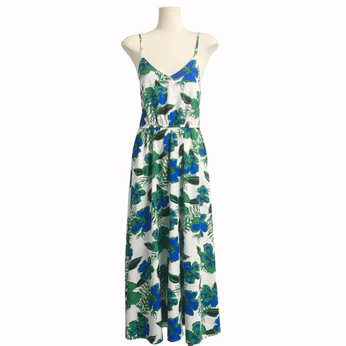 Parent-child clothing for a family of four, new summer couple clothing, beach vacation, family clothing, mother and daughter dresses, shirts Rakuten