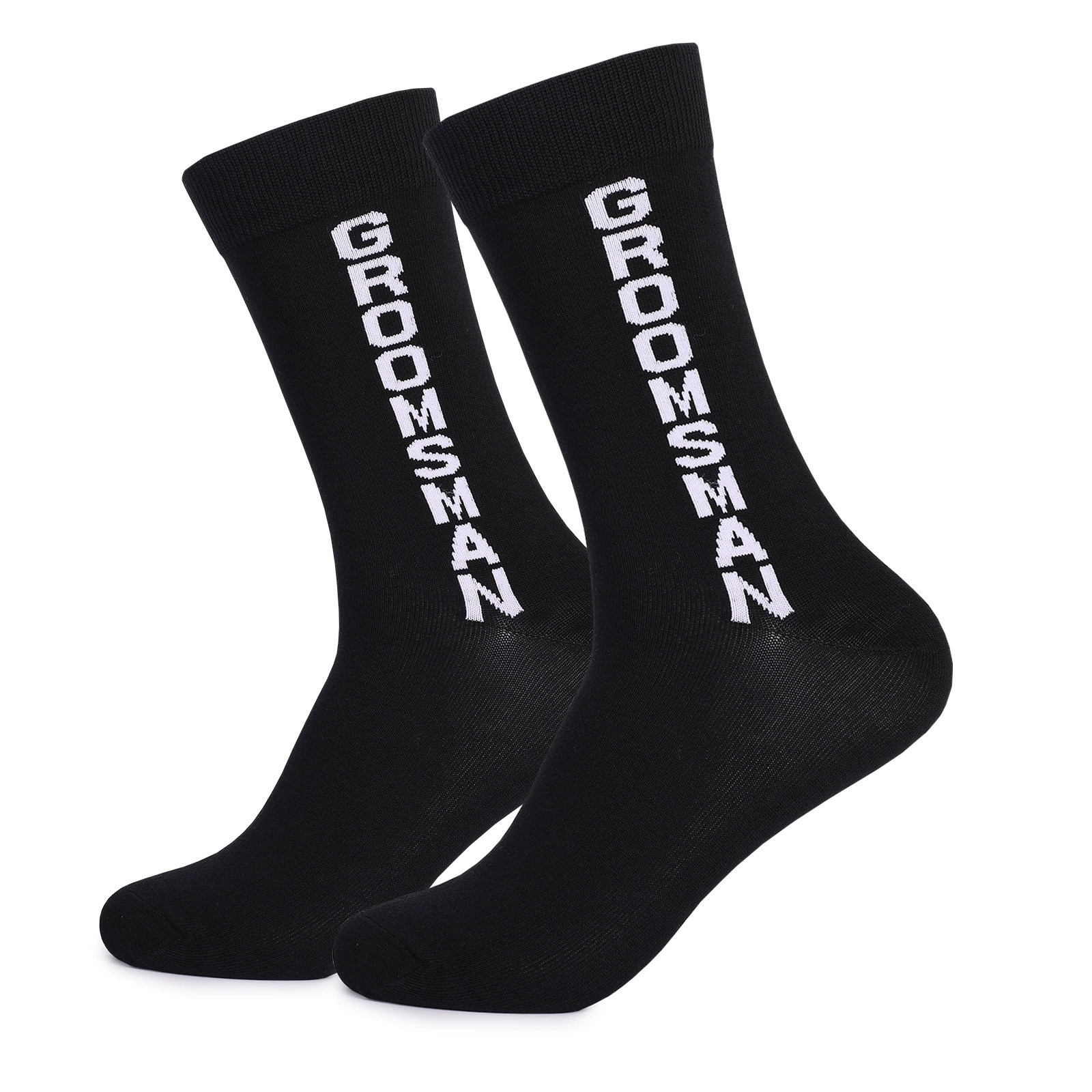  cross -border amazon wedding festival groom beauty casual de demoral cotton cotton mid -cotton alphabet male socks gift socks
