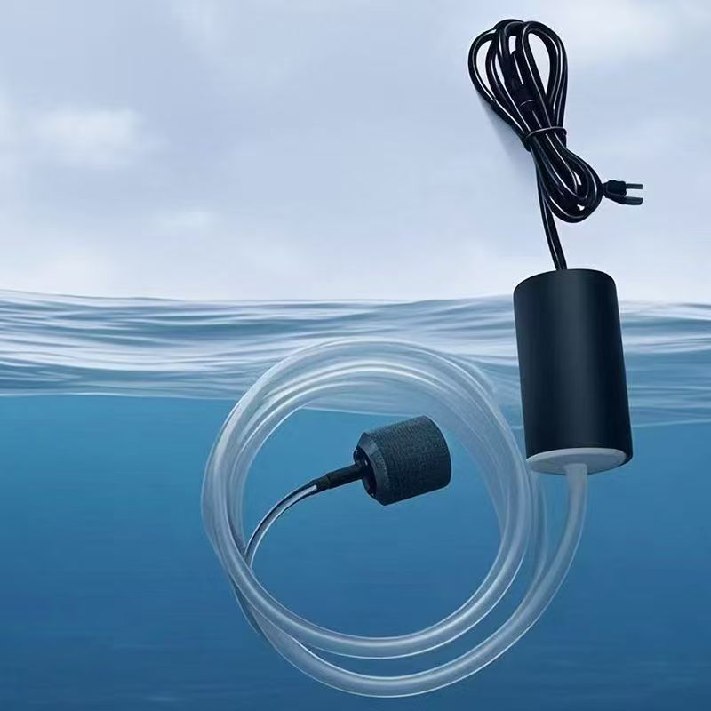 Bomba de oxígeno de acuario de pesca salvaje bomba de oxígeno de tanque de peces doméstico bomba de oxígeno silenciosa de oxígeno de pesca bomba de oxígeno pequeña