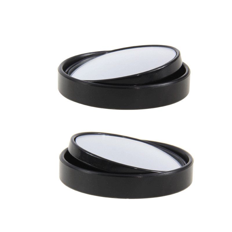 Car reversing rearview mirror paste type car small round mirror 360 degree adjustable large field of view auxiliary wide-angle blind spot mirror