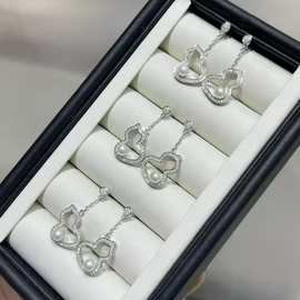 刘诗诗同款流苏葫芦淡水珍珠耳钉福禄双全的耳线保色注金耳针纯银