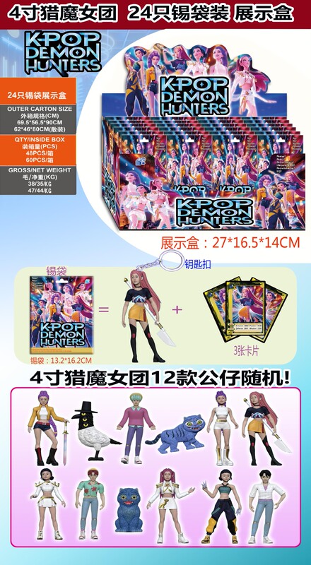 跨境 猎魔女团手办公仔明星拆拆乐摆件周边游戏公仔盲袋盲盒|undefined