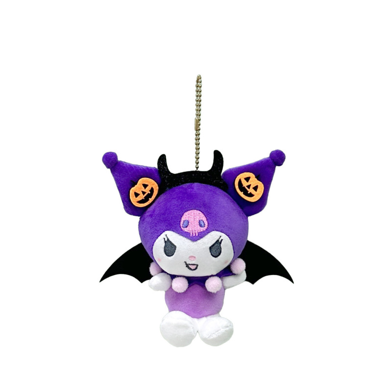 日系人気ハロウィーンクロミ三丽鴎kt猫美楽ティぬいぐるみキーホルダーペンダント|undefined