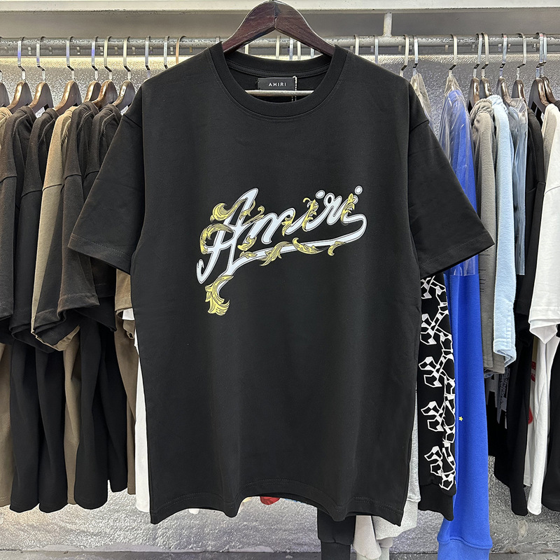 AM1R1 ICON小衆潮牌平和鳩アルファベットプリント丸首ゆるい半袖tシャツ男女カップル半袖|undefined