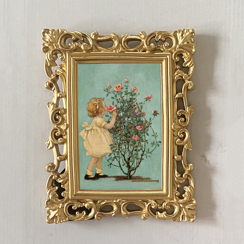 Combination Wall Decoration Frame Resin Photo Frame Bedroom Living Room Entrance Wall Soft Decoration Picture Frame