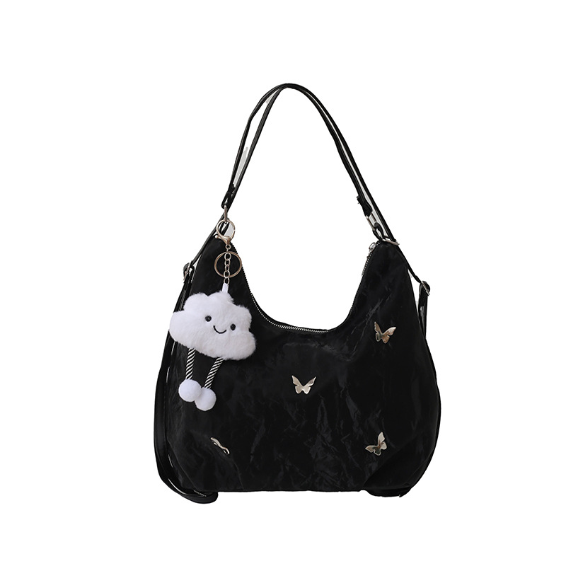 Butterfly gran capacidad de alta belleza suave bolso de hombro de verano 2024 nuevo estilo de moda de hombro mochila