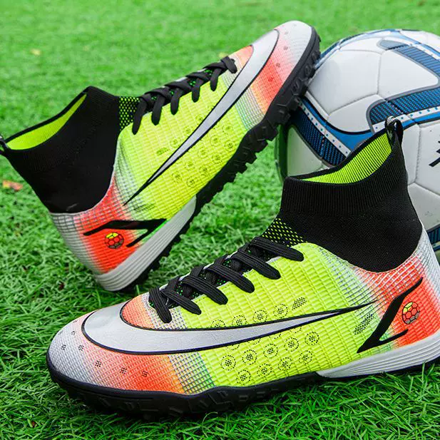 跨境  批发专业足球鞋男女成人足球防滑训练鞋学生青少年比赛球鞋