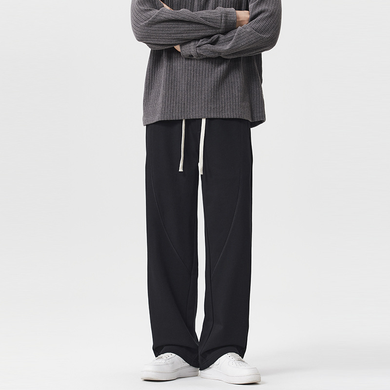 Nuevos pantalones pesados de estilo masculino estilo casual pantalones de diseño linea pantalones largos sueltos pantalones deportivos rectos image 2