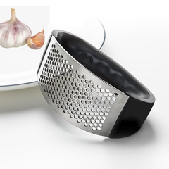 不鏽鋼壓蒜器壓蒜泥工具擠蒜器大蒜蓉攪碎器搗蒜神器手動磨蒜器