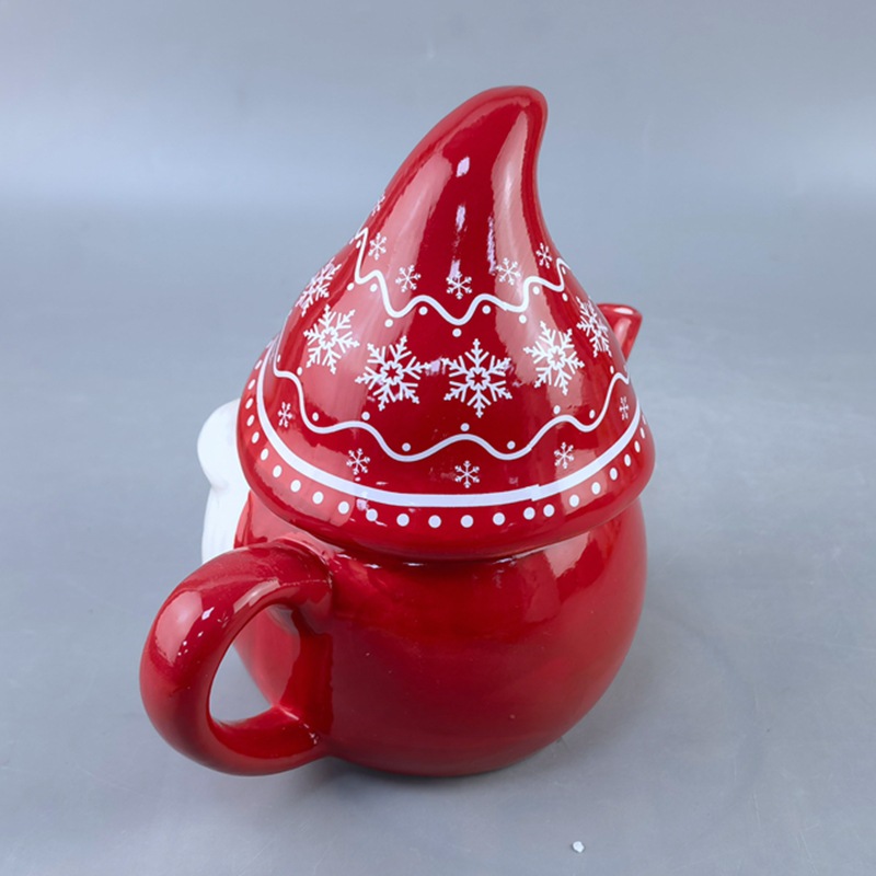 Europa y América transfronterizos nubes blancas tetera de Navidad marido muñeco de nieve tetera de leche tetera de Santa Claus tetera de agua 3D tetera