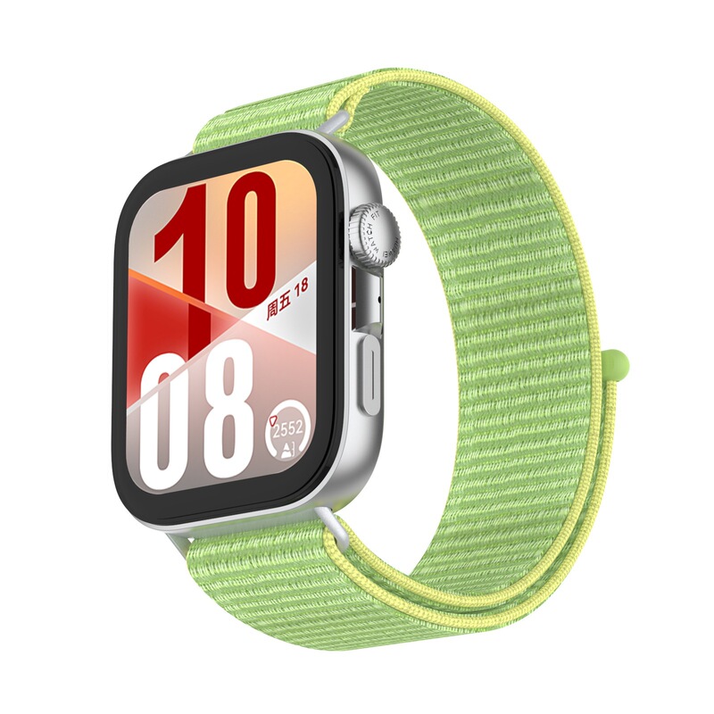 Huawei fit4pro 時計ストラップ HUAWEI fit4/3 メタルヘッド一体型ナイロンループストラップに適しています。|undefined