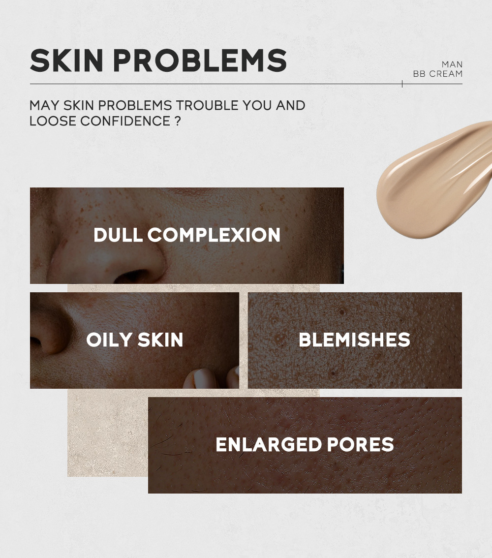 temu Edition Laicome Men's bb Cream 30g (Tube) in multiple colors to choose from, a cosmetic manufacturer for concealing and brightening skin tone undefined