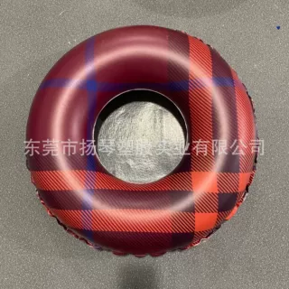 厂家定制印花充气游泳圈PVC新款夏季水上网红充气浮圈可加印LOGO