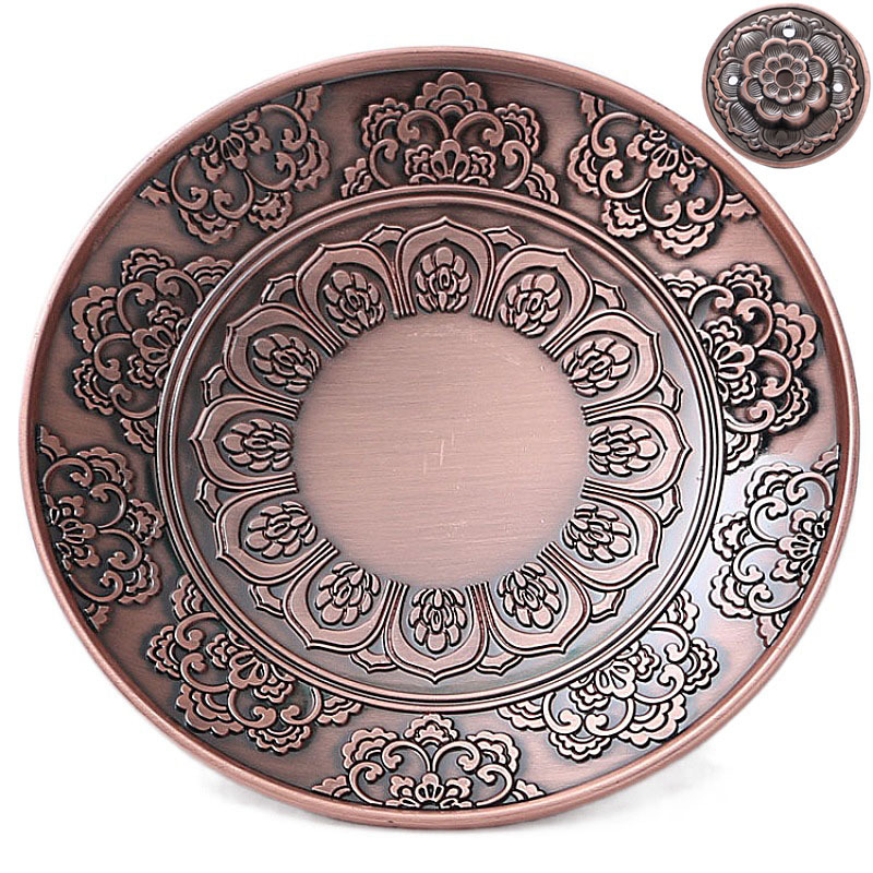 Quemador de incienso de estilo antiguo de cobre, soporte para varillas de incienso de loto, decoración zen para el hogar, sin caída de ceniza. image 15