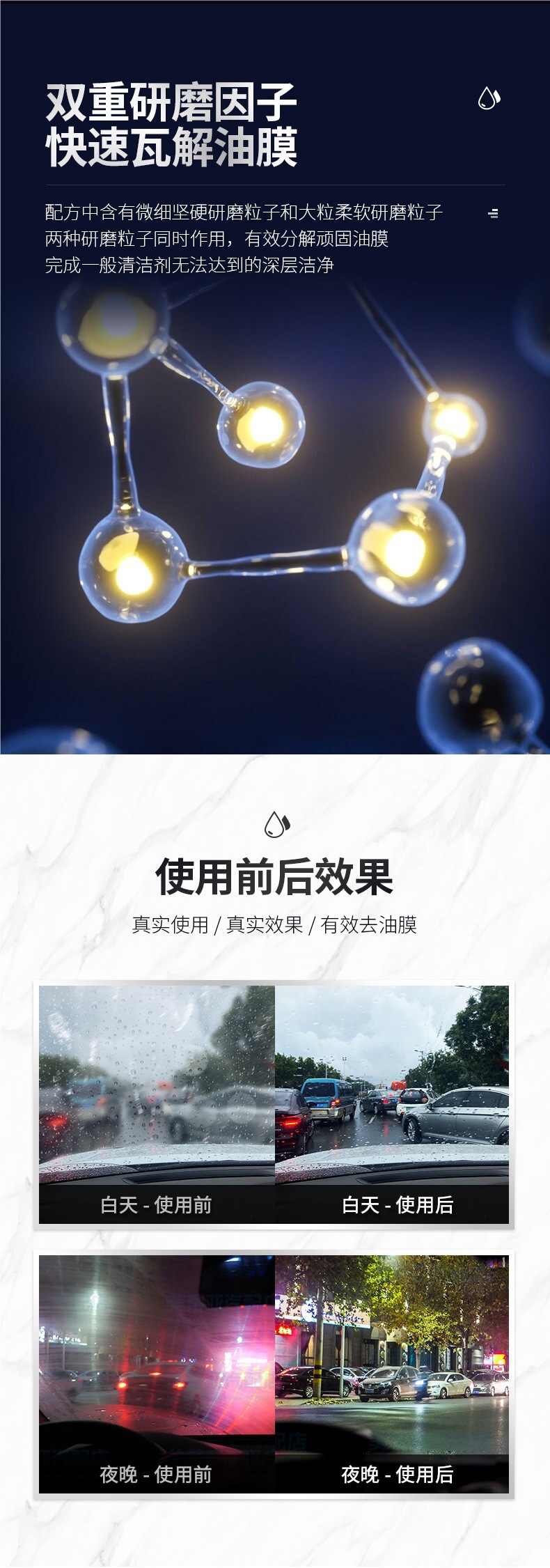 Soft99 Car Oil Film Removal Paste Glass Water Repellent Cleaner Oil Film Cleaner Powerful Car Window Oil Film Remover
