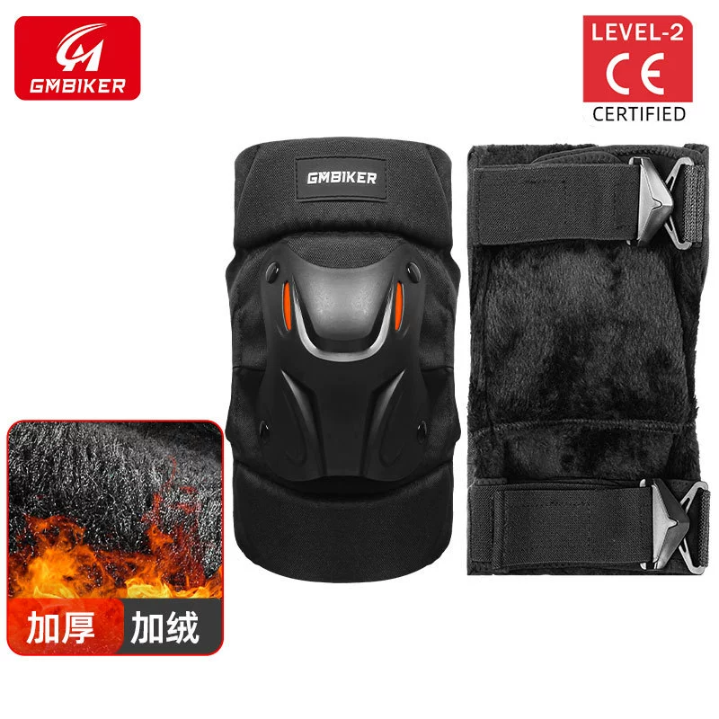 Зимний мотоцикл с бархатом колен налокотник CE2 класс анти-падение мотоциклист