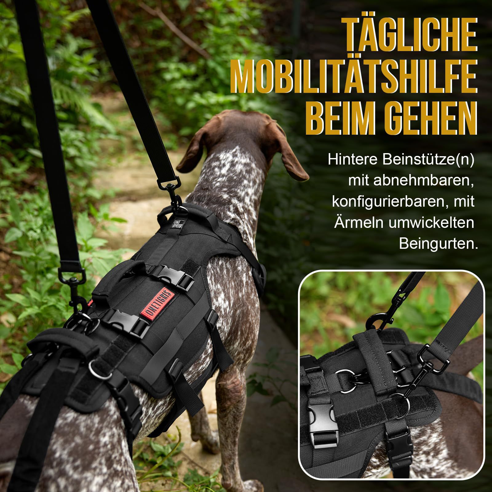 New Vest Outdoor Dog Explosion-Proof Stylish Leash Tactical Harness_voghion.com