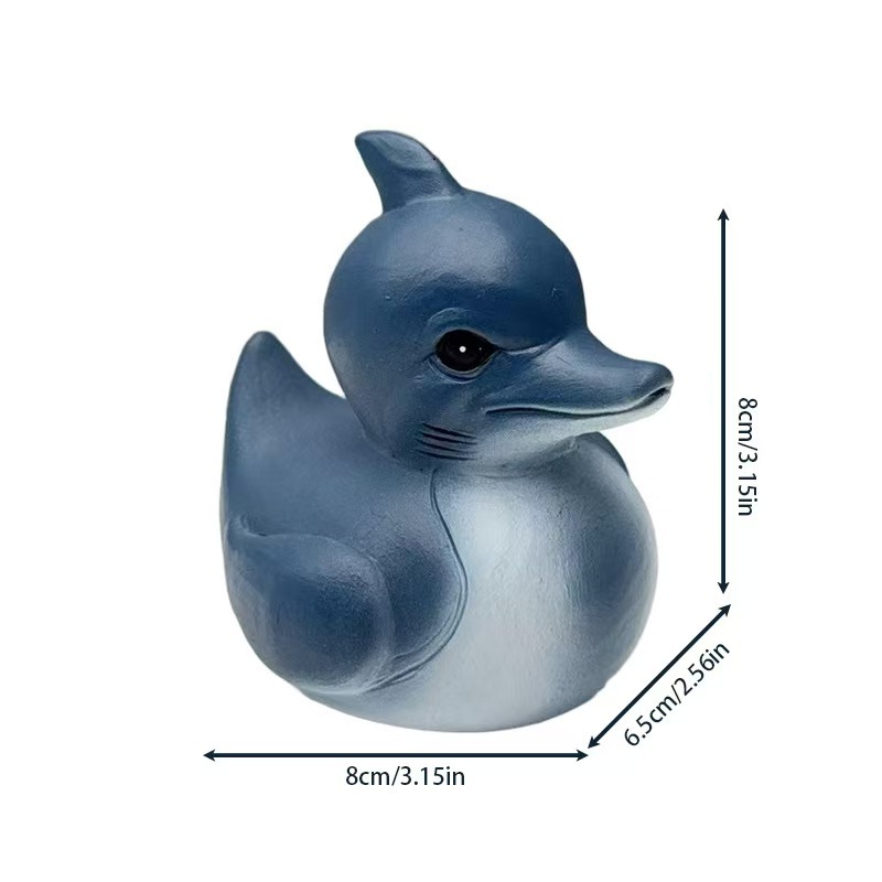国境を越えた新しい海の生き物アヒル海洋動物アヒル樹脂工芸品装飾品家の装飾|undefined