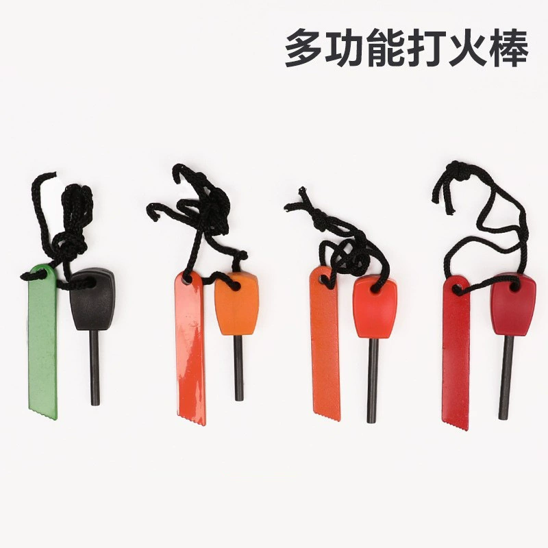 Снаряжение для выживания на природе: компактный прочный сэндвич-камень для костра, водонепроницаемый магниевый брусок для кемпинга, оптом.