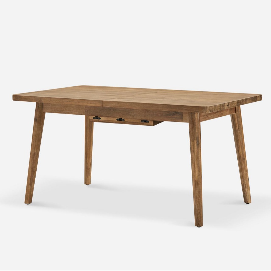 Mesa de comedor de madera MDF extensible mesa de comedor ligera de lujo de alta calidad moderna simple mesa de comedor silla
