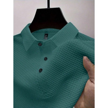 W 67200 Ice Silk Jacquard Polo Shirt ��˿�Ứ POLO ��