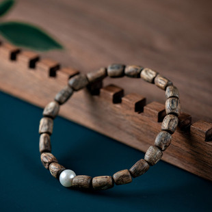 ��Ȼѿׯ�G��骳���4*8mm�ִ���ˮ������ľ���Ů����H���s�͹�