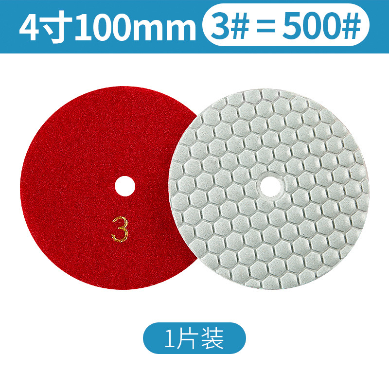 Diamante seco pieza de pulido de piedra pieza de mármol granito renovación azulejo recorte ángulo amoladora pieza de molienda