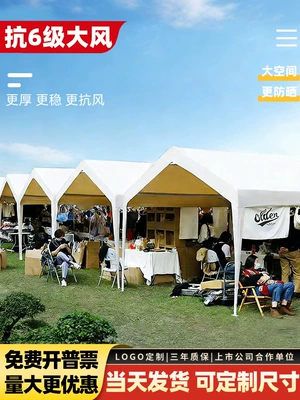 Large Canopy Tent for Market Events, Outdoor Camping, 3X3 Rain Shelter, Popular Commercial Market Stall Tent