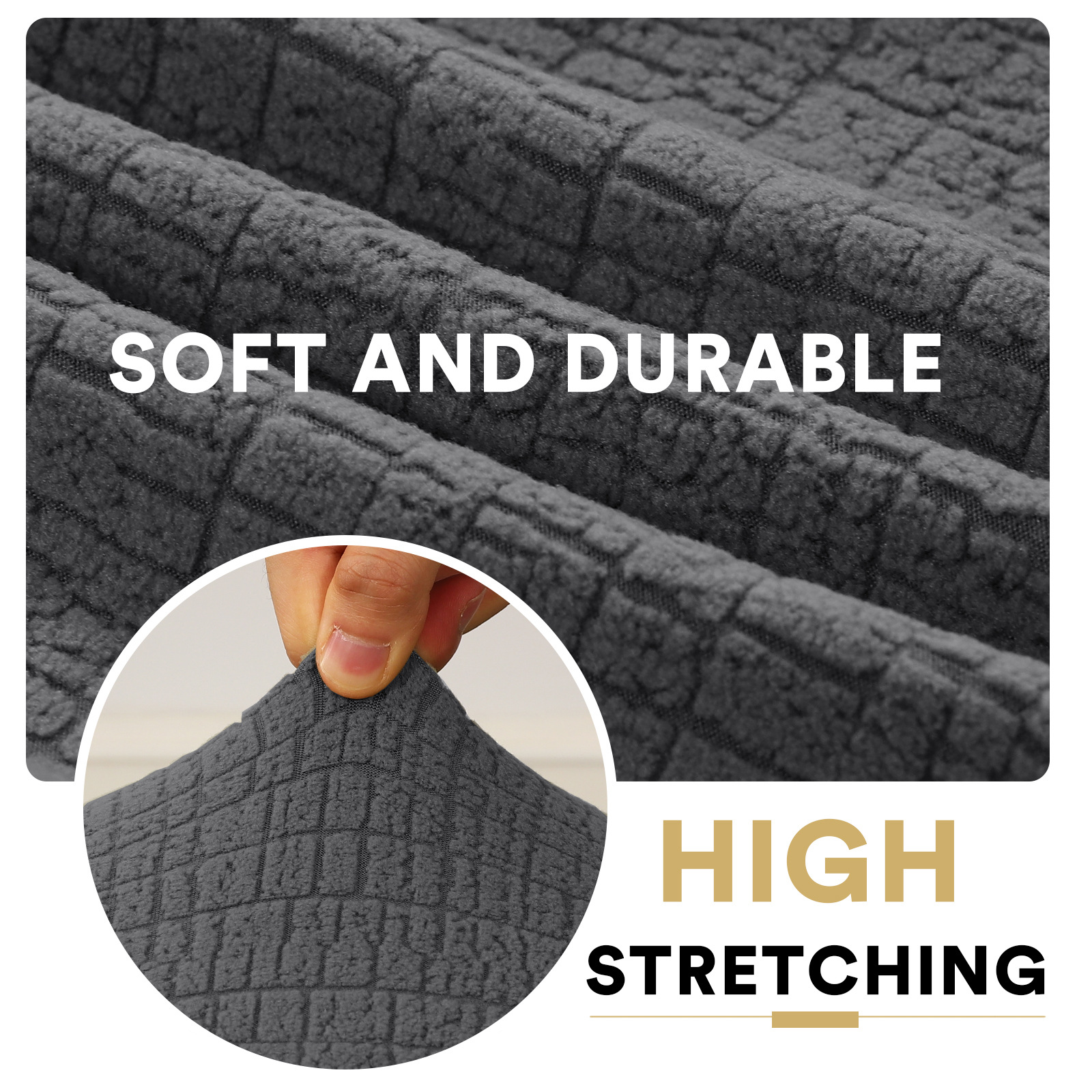 Solid color corn kernel waterproof caravan cover car seat card holder dustproof cushion cover elastic seat cover set