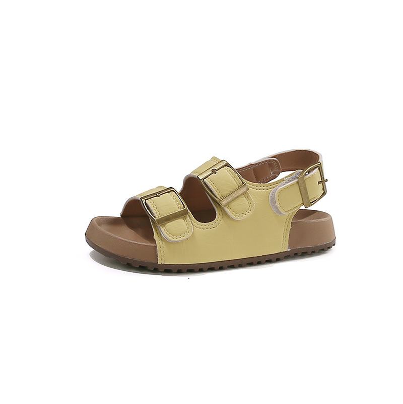 Niñas de verano 2026 nuevas sandalias vacías de moda para niños zapatos casuales variados zapatos burkin tendencia de niños image 6