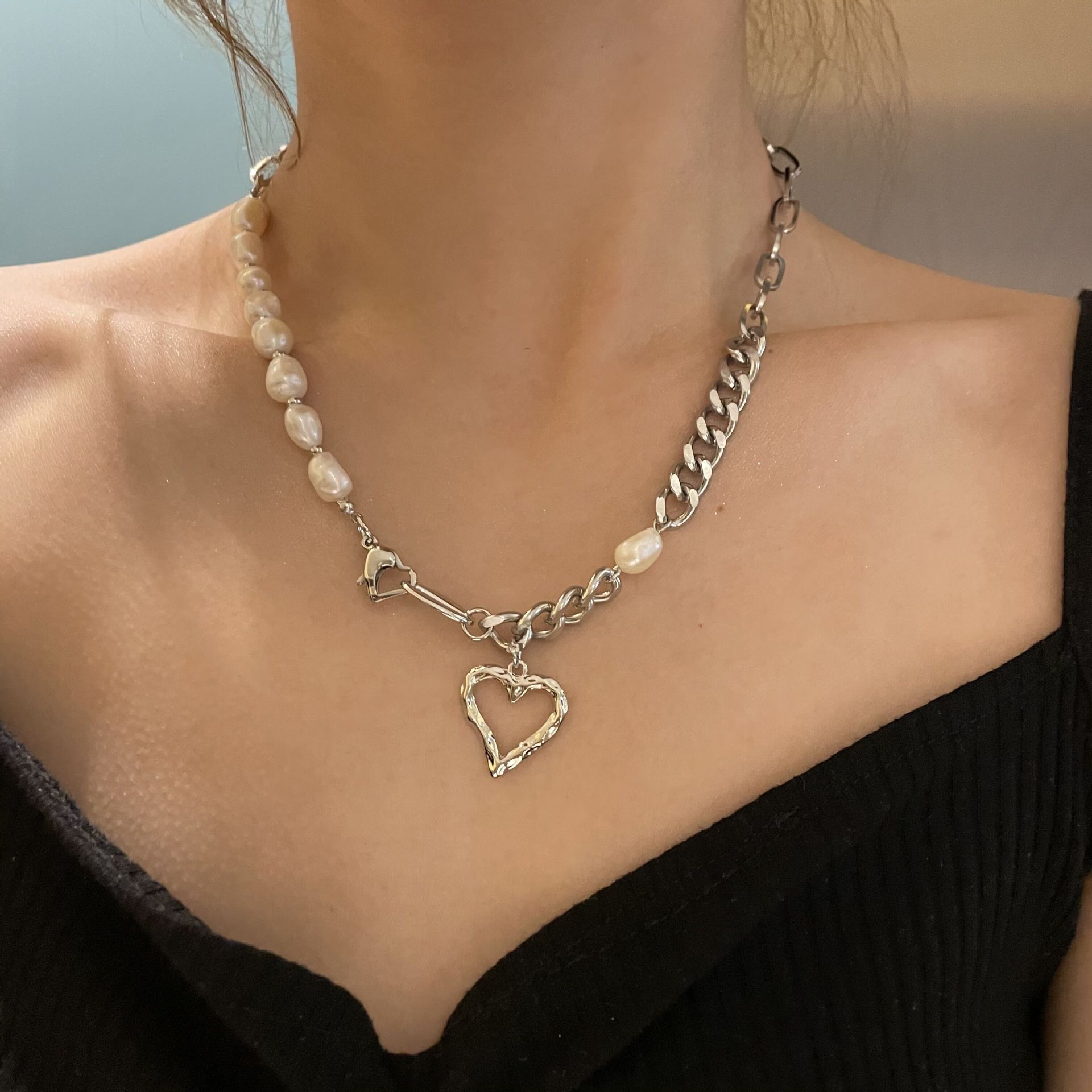 baroque love pendant pearl necklacepicture2