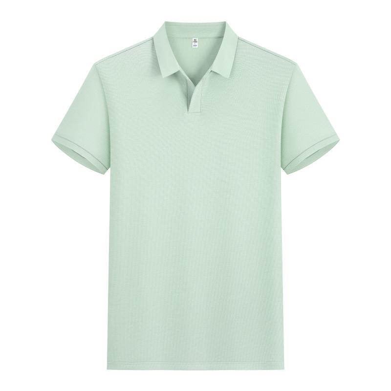 200G camiseta polo 2025 verano de manga corta ropa de trabajo de hombres y mujeres logotipo de impresión personalizado