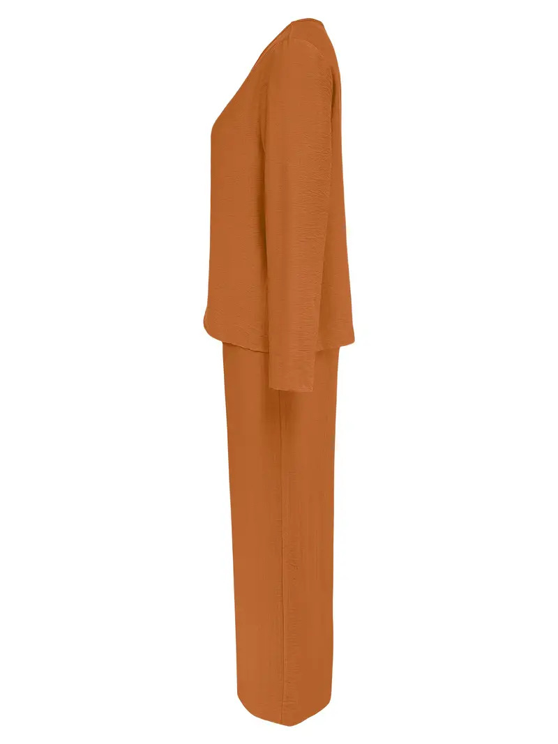 Casual dames shorts set voor lente en herfst reiskleding_voghion.com