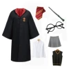 Tie, glasses, plastic magic wand, shirt, vest, Harry Potter