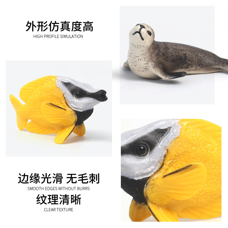 Selección estricta de nuevos juguetes educativos para niños animales marinos modelo de simulación pingüino juguetes creativos para estudiantes de primaria