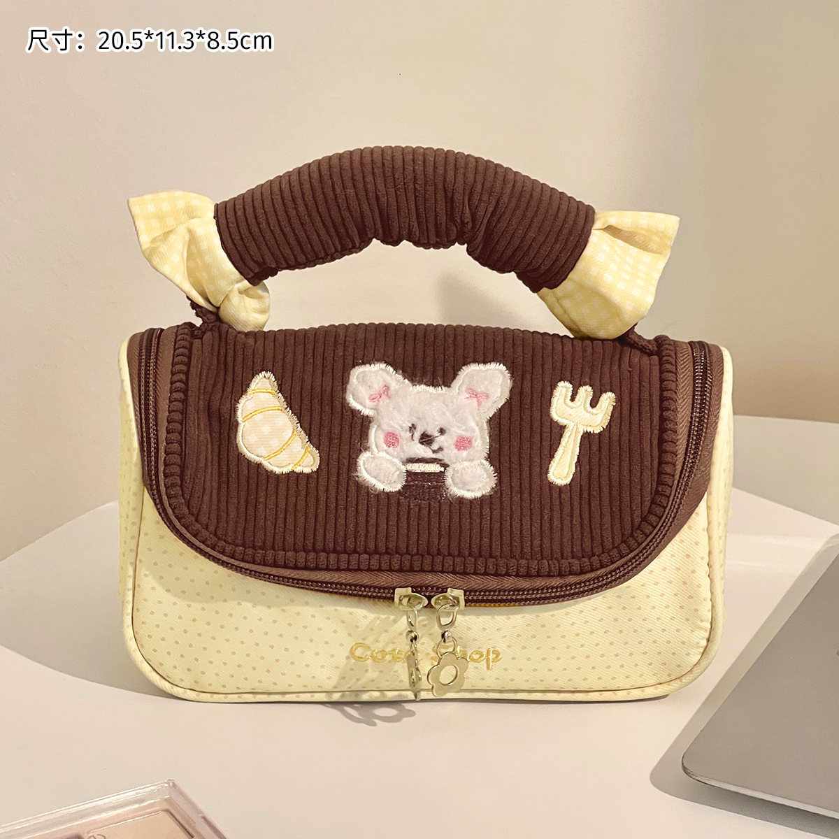 Casa pequeña bolsa de maquillaje de gran capacidad portátil bolsa de almacenamiento de viaje de alta belleza bolsa de chicas bolsa bolsa de viaje bolsa al por mayor